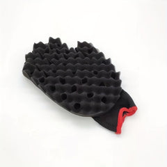 Hair Curl Sponge Glove Curly Twist Barber Styling Sponge Glove
