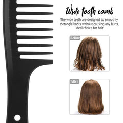 3pcs Wide Tooth Detangling Hair Comb Set
