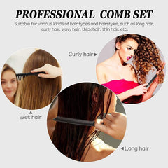 3pcs Wide Tooth Detangling Hair Comb Set