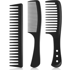 3pcs Wide Tooth Detangling Hair Comb Set