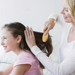 Bamboo Boar Bristle Hair Brush Paddle Comb For All Hair Types