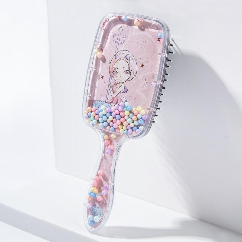 Mermaid Princess Hair Brush Soft Air Cushion Comb