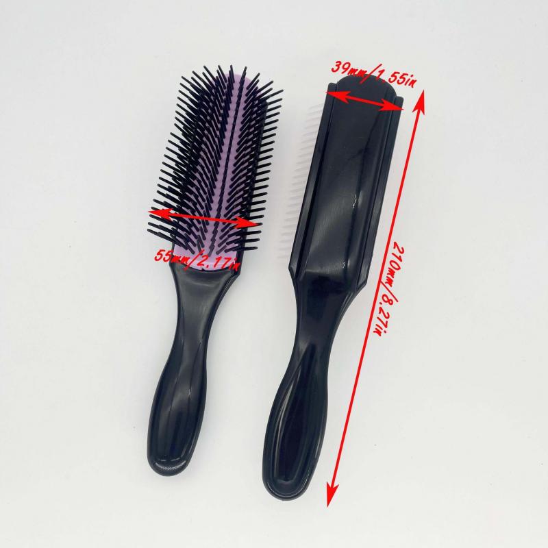 Nine Row Hair Comb for Scalp Massage and Styling