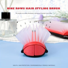 Nine Row Hair Comb for Scalp Massage and Styling