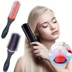 Nine Row Hair Comb for Scalp Massage and Styling