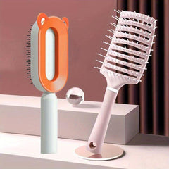 Air Cushion Comb Self Cleaning Hair Brush 3D Air Cushion Massager Brush