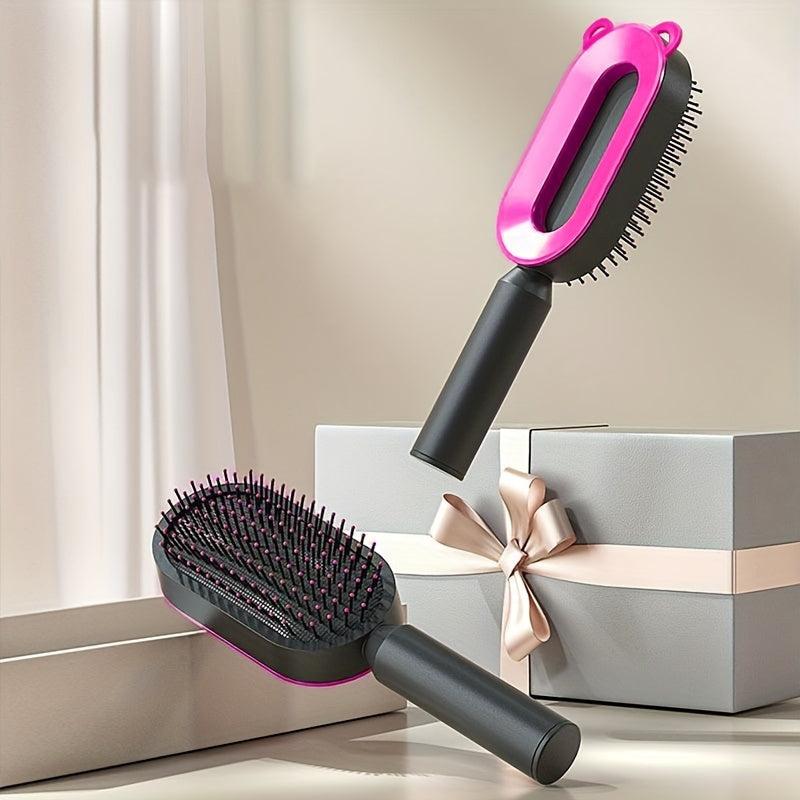 Air Cushion Comb Self Cleaning Hair Brush 3D Air Cushion Massager Brush