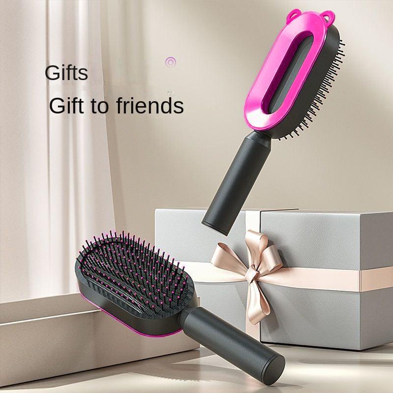 Air Cushion Comb Self Cleaning Hair Brush 3D Air Cushion Massager Brush