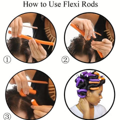 Foam Hair Curlers Rollers Set Soft Foam Styling Hair Rollers