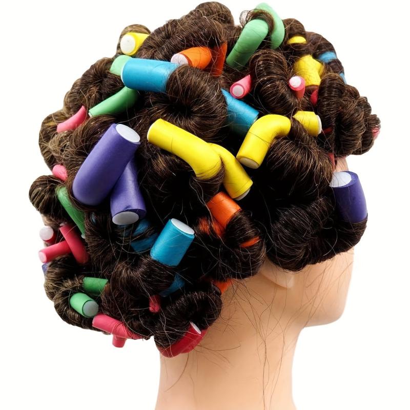 Foam Hair Curlers Rollers Set Soft Foam Styling Hair Rollers