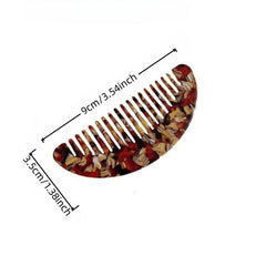Portable Mini Detangling Hair Brush Wide Tooth Comb
