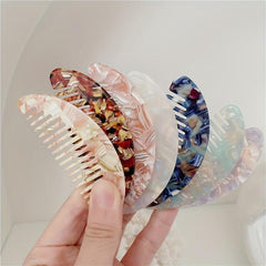 Portable Mini Detangling Hair Brush Wide Tooth Comb