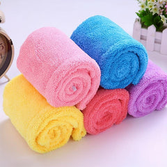 Soft Quick Drying Hair Towel Wrap for Bath Shower - Dry Hair Cap