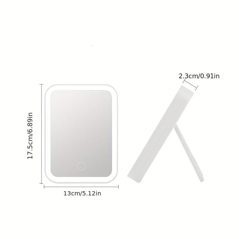 Lighted Vanity Mirror Dimmable Touch Screen Cosmetic Makeup Mirror