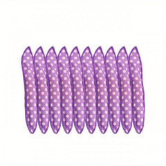 10pcs Polka Dot Pattern Sponge Curler Hair Roller DIY Tool