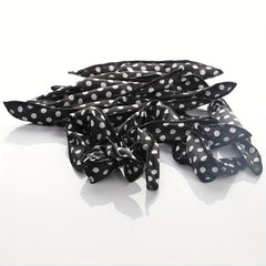 10pcs Polka Dot Pattern Sponge Curler Hair Roller DIY Tool