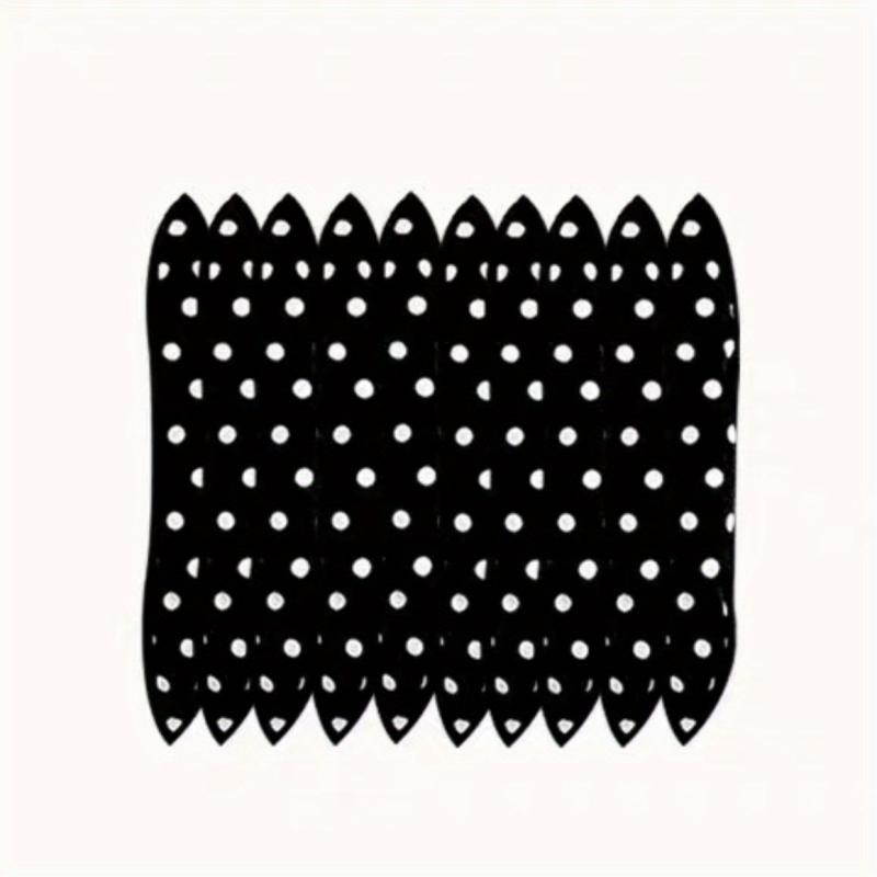 10pcs Polka Dot Pattern Sponge Curler Hair Roller DIY Tool