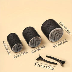Heatless Hair Curlers Set with Self Grip Technology and Hair Clips