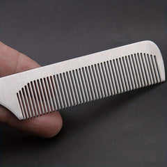 2pcs Salon Barber Stainless Steel Hair Cutting Comb Anti Static Durable
