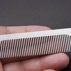 2pcs Salon Barber Stainless Steel Hair Cutting Comb Anti Static Durable