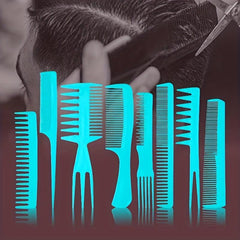 8pcs Men's Styling Hair Comb Set Hair Styling Tools