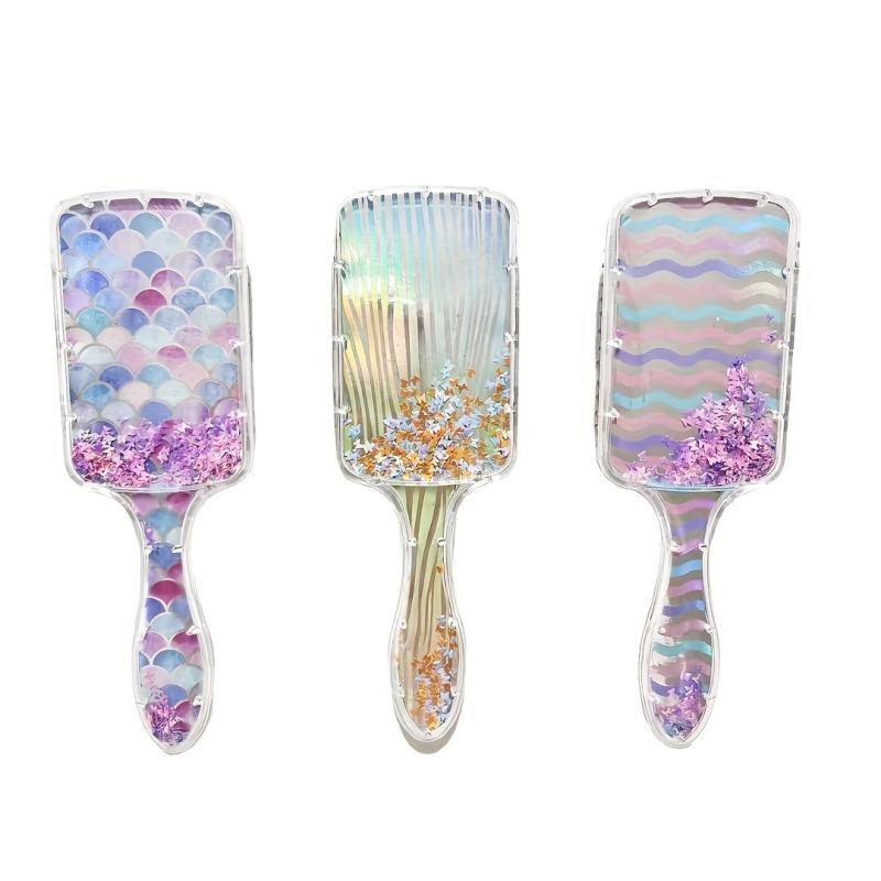 Sequin Decor Air Cushion Hair Brush Scalp Massage Comb