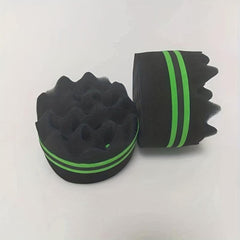 2pcs Double Sided Hair Curl Sponge for Twists Dreads Natural Hair