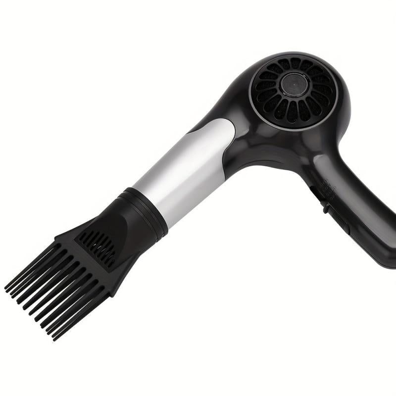 2pcs Hair Dryer Nozzle With Shampoo Brush Wind Nozzle, Silicone Hair Washing Sha