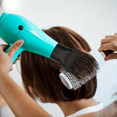 2pcs Hair Dryer Nozzle With Shampoo Brush Wind Nozzle, Silicone Hair Washing Sha
