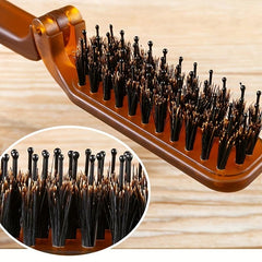 Amber Transparent Hair Comb Portable Travel Folding Hair Brush