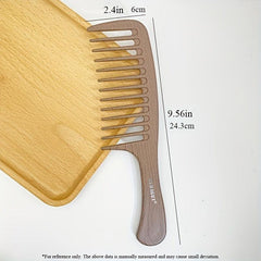 Anti Static Wooden Comb for Large Hair Styling