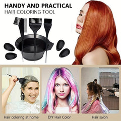 5pcs Hair Dyeing Tool Set Hair Brush Mixing Bowl Kit