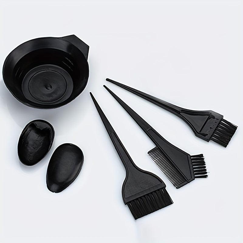 5pcs Hair Dyeing Tool Set Hair Brush Mixing Bowl Kit