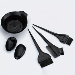 5pcs Hair Dyeing Tool Set Hair Brush Mixing Bowl Kit