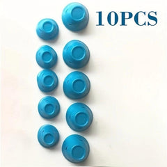 10pcs Silicone Hair Curlers - No Clip Wave Formers for DIY Styling