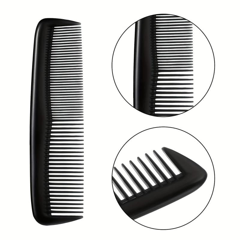 12pcs Pocket Size Hair Comb Set Fine Tooth Plastic Hairdressing Comb