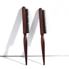 Professional Boar Bristle Teasing Brush for Hair Styling