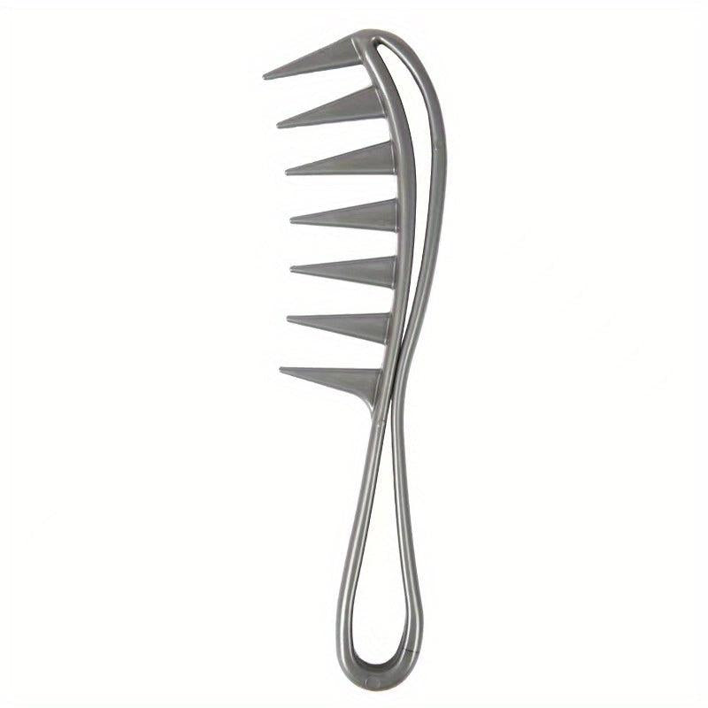 Shark Tooth Detangling Comb for Curly Hair Wet Thick Women Men Salon Wigs