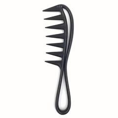 Shark Tooth Detangling Comb for Curly Hair Wet Thick Women Men Salon Wigs