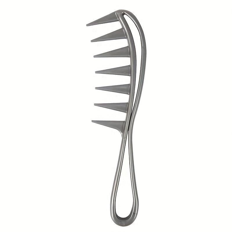 Shark Tooth Detangling Comb for Curly Hair Wet Thick Women Men Salon Wigs