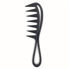 Shark Tooth Detangling Comb for Curly Hair Wet Thick Women Men Salon Wigs