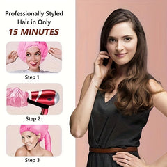 Soft Bonnet Hood Hair Dryer Attachment Hooded Cap for Drying Styling Curling