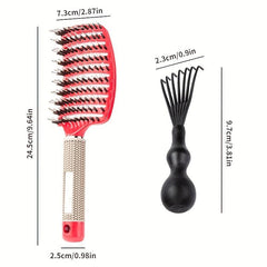 Nylon Massage Boar Bristle Hair Brush Detangling Hair Brush