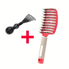 Nylon Massage Boar Bristle Hair Brush Detangling Hair Brush