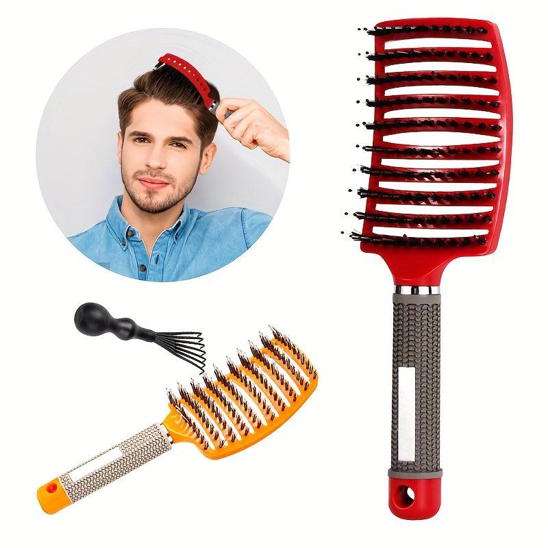 Nylon Massage Boar Bristle Hair Brush Detangling Hair Brush