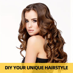 18pcs Heatless Hair Curlers Rollers Wave Curls Styling Kit