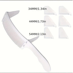1pc Men's Hair Clipper Comb S shaped Curved Combs Flat Head Hairdressing Comb