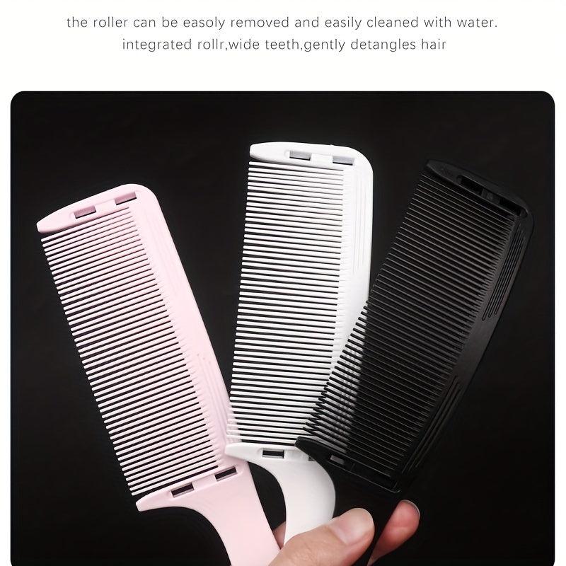 1pc Men's Hair Clipper Comb S shaped Curved Combs Flat Head Hairdressing Comb