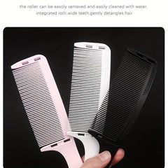 1pc Men's Hair Clipper Comb S shaped Curved Combs Flat Head Hairdressing Comb