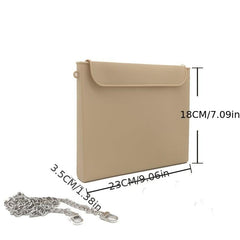 Silicone Makeup Bag Toiletry Bag For Women Easy Carry Cosmetic Bag Khaki